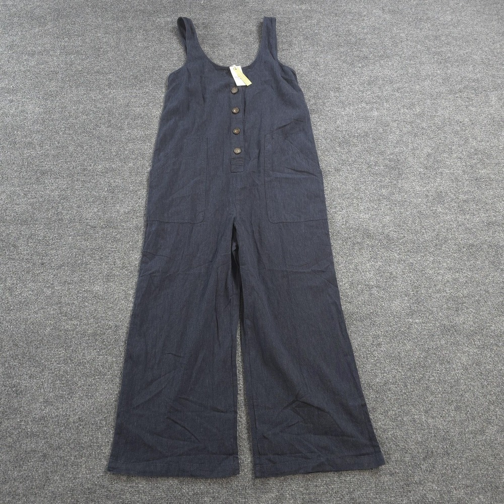Marine Layer Jumpsuit Womens Small Blue Sydney Lyocell Wide Leg Summer Casual